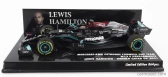 Minichamps Mercedes gp F1 W12 Mercedes M12 Eq Power+ Team Amg Petronas Motorsport Formula One N 44 Winner Qatar Gp 2021 Lewis Hamilton 1:43 Black Green