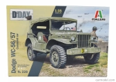 Italeri Dodge Wc56/57 4x4 Command Car Military 1944 1:35 /