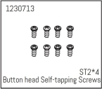 1230713 - Button head Self-tapping screws ST2*4 (8) - Khamba