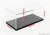 Luxbox Vetrina display box Base In Ecopelle Nera 1:12, černá