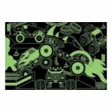Mudpuppy Puzzle Monster Trucks - zářící ve tmě 100 dílků