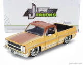 Jada Chevrolet C-10 Pick-up Custom 1985 1:24 2 Tóny Krémově Hnědé
