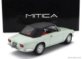 Mitica Alfa romeo Giulia 1600 Gtc Cabriolet Uzavretý 1964 - Interiér Červená 1:18 Azzurro Spazio - Svetlomodrá