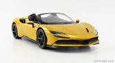 Bburago Ferrari SF90 Spider 1:18 žlutá metalíza
