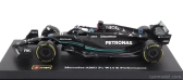 Bburago Mercedes gp F1 W14 Team Mercedes-amg Petronas F1 N 63 1:43, černá