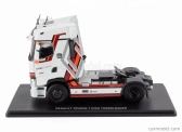 Eligor Renault T-line High Turbo Leader Tractor Truck 2-assi 2021 1:43 Bílá Hnědá Oranžová Šedá