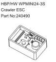 HBP240490 - HBP/HW WPMINI24-3S Crawler ESC