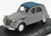 Edicola Citroen 2cv Cabriolet Closed 1957 - Con Vetrina - With Showcase 1:43 Grey