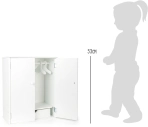 Small Foot Šatníková skriňa pre bábiky biela – poškodený obal