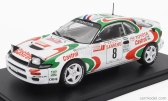 Edicola Toyota Celica Gt4 Turbo 4wd (st185) N 8 Winner Rally Sanremo 1994 Didier Auriol - Bernard Occelli 1:24 Biela Červená Zelená