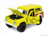 Jada Ford usa Bronco With Squarepants Spongebob Figure 1973 1:24 Žlutá