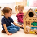2Kids Toys Activity board Domček sivý