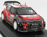 Norev Citroen C3 Wrc Abu Dhabi N 7 Rally Pologne 2017 A.mikkelsen - A.jaeger 1:43 Červená Biela Čierna
