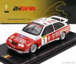 Spark-model Ford england Sierra Rs500 Cosworth Team Eggenberger Bastos Racing N 1 Winner 24h Spa 1989 W.percy - G.brancatelli - B.schneider 1:43 Biela červená