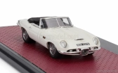 Modely v mierke Matrix Jaguar E-type Frua Roadster Open 1964 1:43 Biela