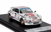 Trofeu Porsche 911 Carrera Rsr Coupe N 71 24h Le Mans 1975 Joel Laplacette - Claude Pigeon - Alain Leroux 1:43 Bílá