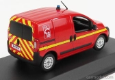 Norev Peugeot Bipper Van Fire Engine 2009 1:43 Červená Žlutá