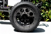 Oversize Beadlock 8-lúčové disky čierny chróm (2 ks.)