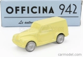 Officina-942 Fiat 500c Van Furgoncino 1949 1:76 Žltá