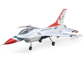 RC letadlo E-flite F-16 Thunderbirds 0.8m SAFE Select BNF Basic