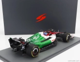Spark-model Alfa romeo F1  C42 Team Orlen Racing N 77 Azerbaijan Gp 2022 Valtteri Bottas - Con Vetrina - With Showcase - Special Box 1:18 Bílá Červená Zelená