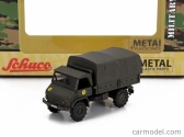 Schuco Mercedes benz Unimog S404 Truck German Army 1953 1:87 Vojenská Zelená