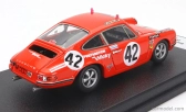 Trofeu Porsche 911t Coupe Team Wicky Racing N 42 24h Le Mans 1970 Guy Verrier - Sylvain Garant 1:43 Orange