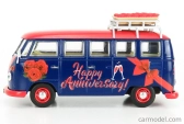 Corgi Volkswagen T1 Minibus Happy Anniversary 1961 1:43 Modrá Červená