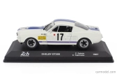 Edicola Ford usa Mustang Shelby 350gt 4.7l V8 Coupe Team C.dubois N 17 24h Le Mans 1967 Claude Dubois - Chris Tuerlinckx 1:43 Bílá Modrá