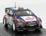 Ixo-models Ford england Fiesta Rs Wrc N 11 Rally Sardegna Taliansko 2013 T.neuville - N.gilsoul 1:43 Bordeaux Blue White