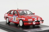 Trofeu Ford england Sierra Xr4x4 (night Version) N 10 Rally New Zealand 1988 B.stokes - G.adams 1:43 Červená Bílá