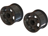 Arrma disk kolesa Mt 2.8" 14 mm čierny chróm (2)
