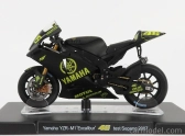BAZAR-Edicola Yamaha YZR-M1 č. 46 Test v Sepangu, MotoGP 2007, Valentino Rossi, 1:18, čierna