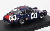 Trofeu Porsche 911t Coupe Team Paul Watson Race Organisation N 68 24h Le Mans 1971 John Chatham - Mike Coombe 1:43 Modrá červená