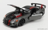 Bburago Dodge Viper Srt-10 Coupe 2003 - With Red Line 1:24 Grey
