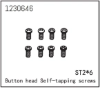 1230646 - Button Head Screws - Selftapping M2*6 (8)