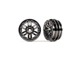Traxxas disk 1.0" twin-spoke čierny chróm (2)