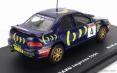 Edicola Subaru Impreza 555 N 4 Winner Rally Rac Lombard 1995 C.mcrae - D.ringer 1:43 Modrá