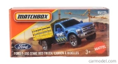 Mattel hot wheels Ford usa F-350 Truck 2011 1:64 Modrá žltá