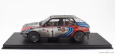 Topmarques Lancia Delta Hf Integrale 16v Martini Dirty Version N 1 3rd Rally Montecarlo 1990 M.biasion - T.siviero 1:12 Biela červená modrá