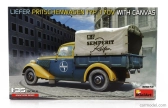 Miniart Mercedes benz typ 170v Liefer Pritschenwagen Semperit s plátnom 1935 1:35 /