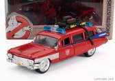 Jada Cadillac Series-62 Ecto-1 Ghostbusters Transformers 1984 1:32 Červená