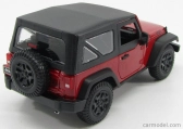 Maisto Jeep Wrangler Willys Soft-top 2014 1:18 červeno-čierna