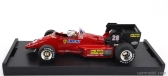 Brumm Ferrari F1 126c4 N 28 Belgium Gp 1984 Rene Arnoux - s figúrkou vodiča 1:43 červená čierna
