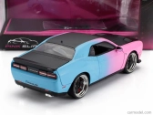 Jada Dodge Challenger Srt Hellcat Coupe 2015 1:24 ružová svetlo modrá
