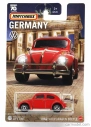 Mattel hot wheels Volkswagen Beetle 1962 1:64 Red