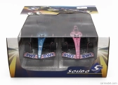Solido Renault Set 2x F1 A523 Team Bwt Alpine Press Launch Livery N 10 Pierre Gasly - N 31 Esteban Ocon 2023 1:18 Modrá čierna ružová