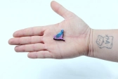 EscapeWelt Dřevěné luminiscenční puzzle Motýl 500 dílků