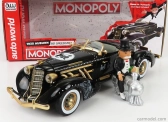 Autoworld Auburn 851 Speedster Open 1935 With Mr. Monopoly Figure 1:18 Černé Zlato