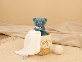 Doudou Můj malý medvídek 10 cm modrý